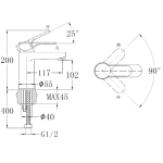 Walrus Eton 龍頭套裝 (WR-500901-CP+WR-500918-CP+WR-616028F-CP)